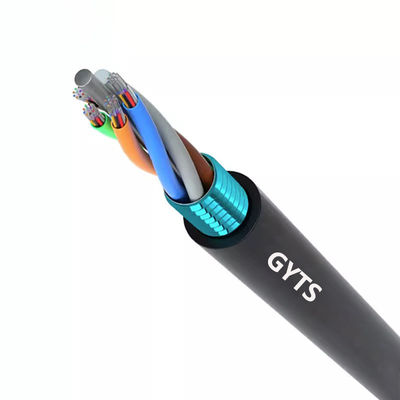 ซื้อ FTTH Fibre Optic Armoured Cable G652D G657A1 24 Core Armoured Fiber Optic Cable การผลิตออนไลน์