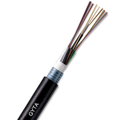 ซื้อ สายเคเบิลไฟเบอร์ออปติกโหมดเดี่ยวหุ้มเกราะกลางแจ้ง 2-288 แกนสำหรับทางอากาศหรือท่อ การผลิตออนไลน์