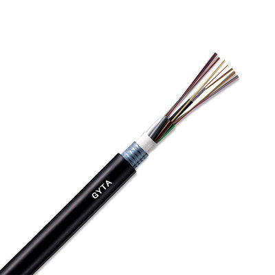 ซื้อ 12/24/48 Cores Armored Fiber Optic Cable for Outdoor Telecom Comunication Aerial Steal การผลิตออนไลน์