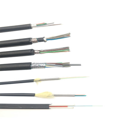 ซื้อ ความยาวที่กําหนดเอง สายไฟฟ้าไฟเบอร์ออปติกแบบเกราะภายนอก พร้อมเทปเหล็ก เกราะและเชือกเติมเลข 5 0 เหมาะสําหรับการติดตั้งเครือข่ายภายนอก การผลิตออนไลน์