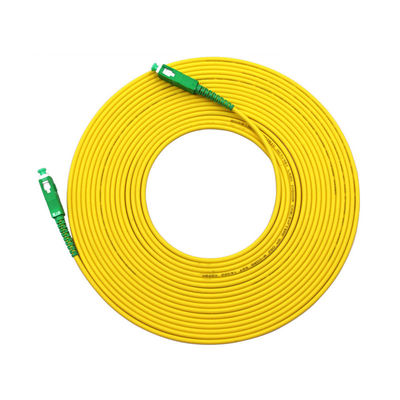 ซื้อ HXCOWO SM G652D 2.0mm PVC Simplex Fiber Patch Cord in Custom Length with SC/APC Connector การผลิตออนไลน์