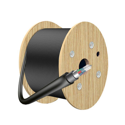ซื้อ SM/MM/OM3 Direct Burial Fiber Optic Cable Double Sheath Direct Buried Cable การผลิตออนไลน์