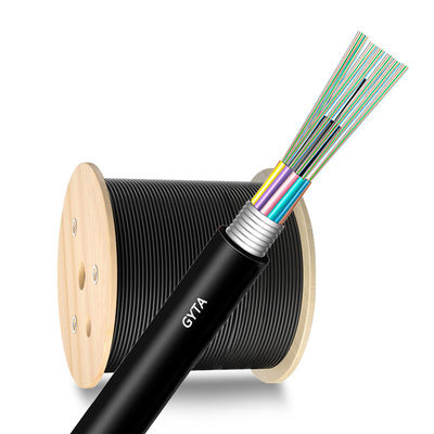 ซื้อ การสื่อสารโทรคมนาคม G652D สายเคเบิลไฟเบอร์ออปติกกลางแจ้ง GYTA/GYTS 2-288 Core การผลิตออนไลน์