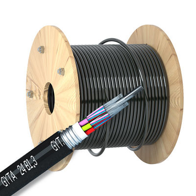 ซื้อ Customized Outdoor Armored Fiber Optic Cable Single Mode PVC LSZH LSOH PE HDPE Jacket การผลิตออนไลน์