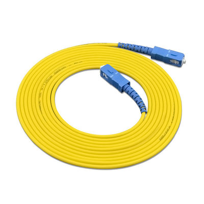 ซื้อ Custom Length Fiber optic patch cord Simplex SC SC UPC/APC G652D 9/125 SM Optical Fiber การผลิตออนไลน์