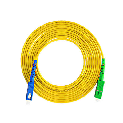 ซื้อ 2.0mm 3.0mm Single Mode Fiber Patch Cord SC SC APC UPC Fiber Jumper การผลิตออนไลน์