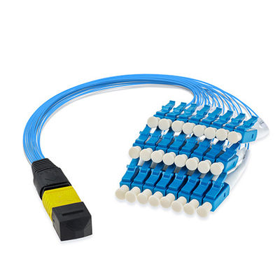 ซื้อ Networking Solution 72 Fibers OM4 50/125 Multimode MPO Trunk Cable with Custom Length การผลิตออนไลน์