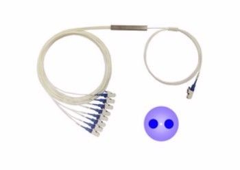ซื้อ Polarization Maintaining PLC Fiber Optic Splitter 1x16 Optical Splitter การผลิตออนไลน์