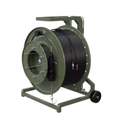 ซื้อ Military Grade Tfoca Fiber Optic Cable Tactical Fiber Reel For Harsh Environments การผลิตออนไลน์