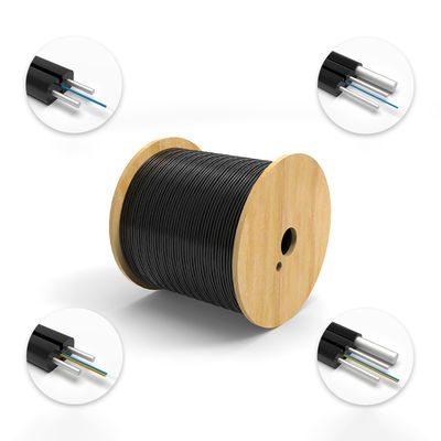 ซื้อ สายเคเบิลไฟเบอร์ออปติก GJYXCH สําหรับภายนอก พร้อมแรงการชื้น 2200N / 10cm 40 ~ + 70 อุณหภูมิการทํางานและแพคเกจกลองไม้ การผลิตออนไลน์