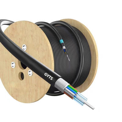 ซื้อ Underground Armored Fiber Optic Cable with ITU G652D/G657A/OM1-OM4 Fibers Compliant with YD/T901-2009 & IEC 60794-1 Standards การผลิตออนไลน์