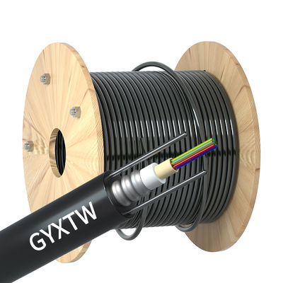 ซื้อ GYXTW สายเคเบิลไฟเบอร์ออปติกแบบปรับเกราะภายนอกที่มีสัญญาณส่งข้อมูลเครือข่าย ทนต่อการกัดสนิมและคุณสมบัติทางกลที่ดีเยี่ยม การผลิตออนไลน์