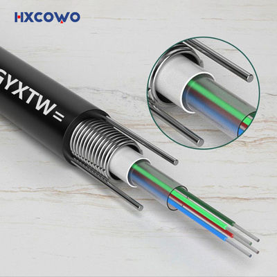 ซื้อ 144 Core G652D Armored Fiber Optic Cable with Corrosion Resistant and Low Loss for Telecom Communication การผลิตออนไลน์