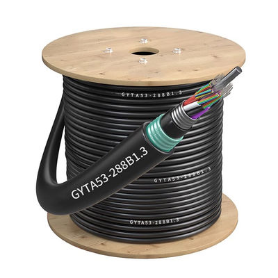 ซื้อ Outdoor Armored Fiber Optic Cable GYTA53 2~216core 1km Unarmed for Telecom Communication การผลิตออนไลน์