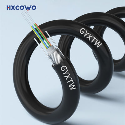 Fiber Optic Cable GYXTW G657A G652D Armoured Outdoor Single Mode OS2 4 6 12 24 Core